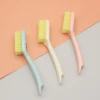 The new household soft-bristled shoe brush is a perfect cleaning and laundry tool that won't damage shoes. It is a multi-functional long-handled plastic laundry brush Specification image